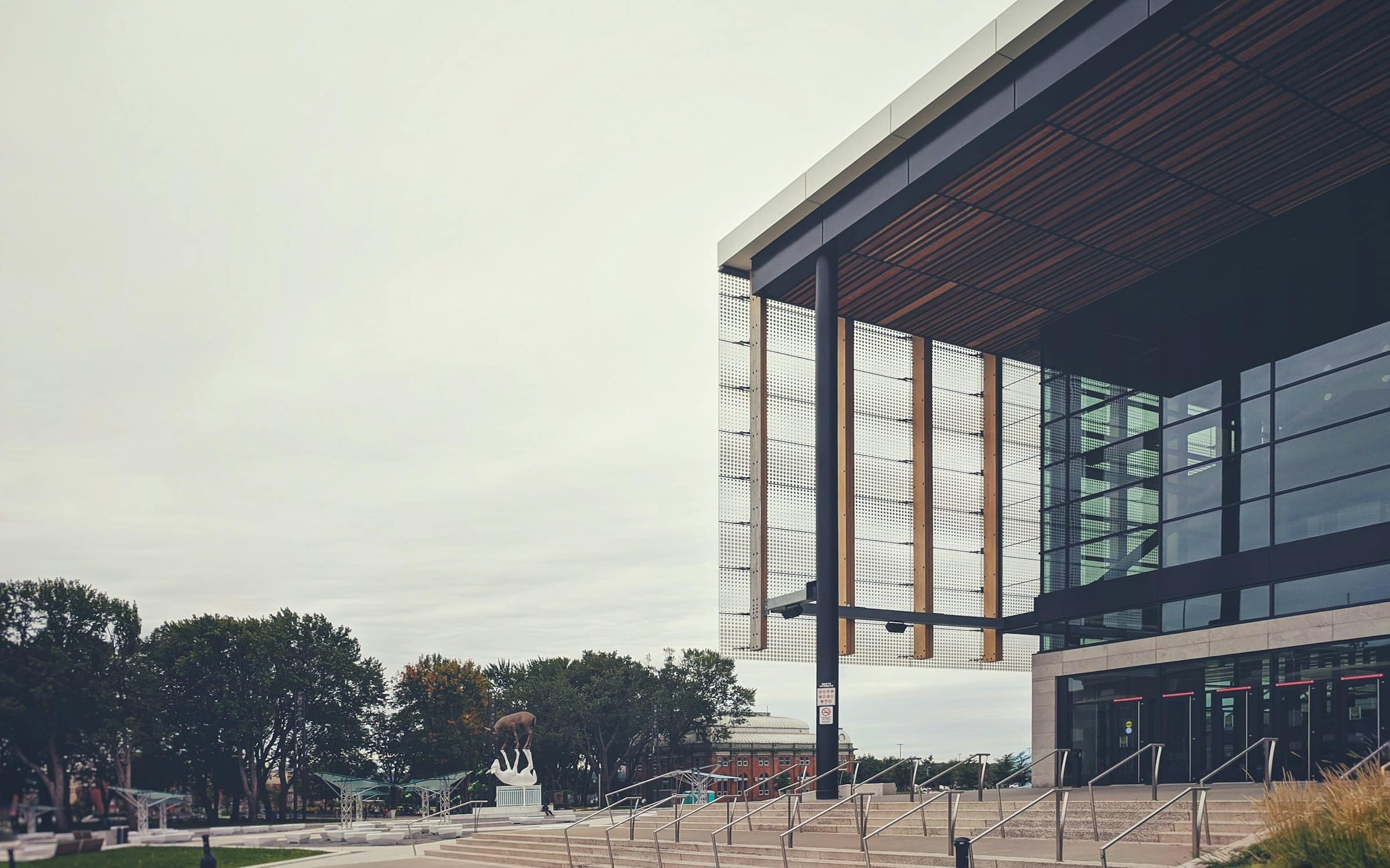 Bellmont Civic Center — A civic center and public plaza on a site with poor soils and an annual funding calendar.